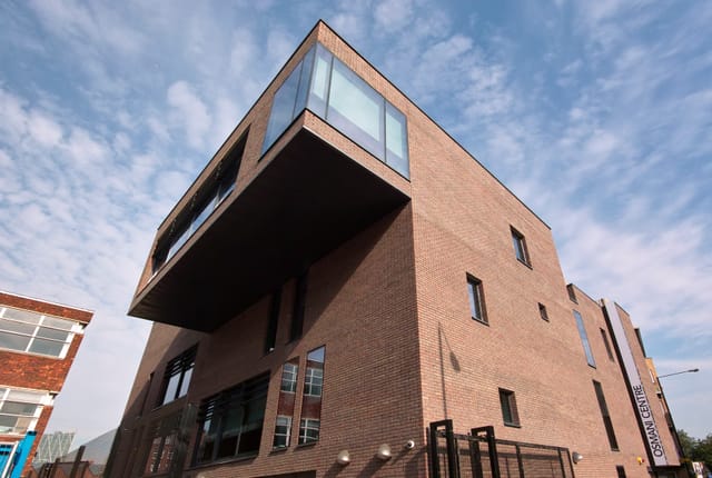 Modern Community Hall at Osmani Trust, ideal venue for meetings and events.