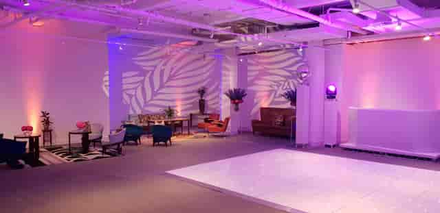 Stylish Campbell Room at Bluebird Chelsea, perfect for events with elegant seating and dance floor.
