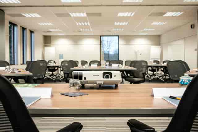 Meeting room at The Warwick in New Place Hotel, ideal for professional events and workshops.
