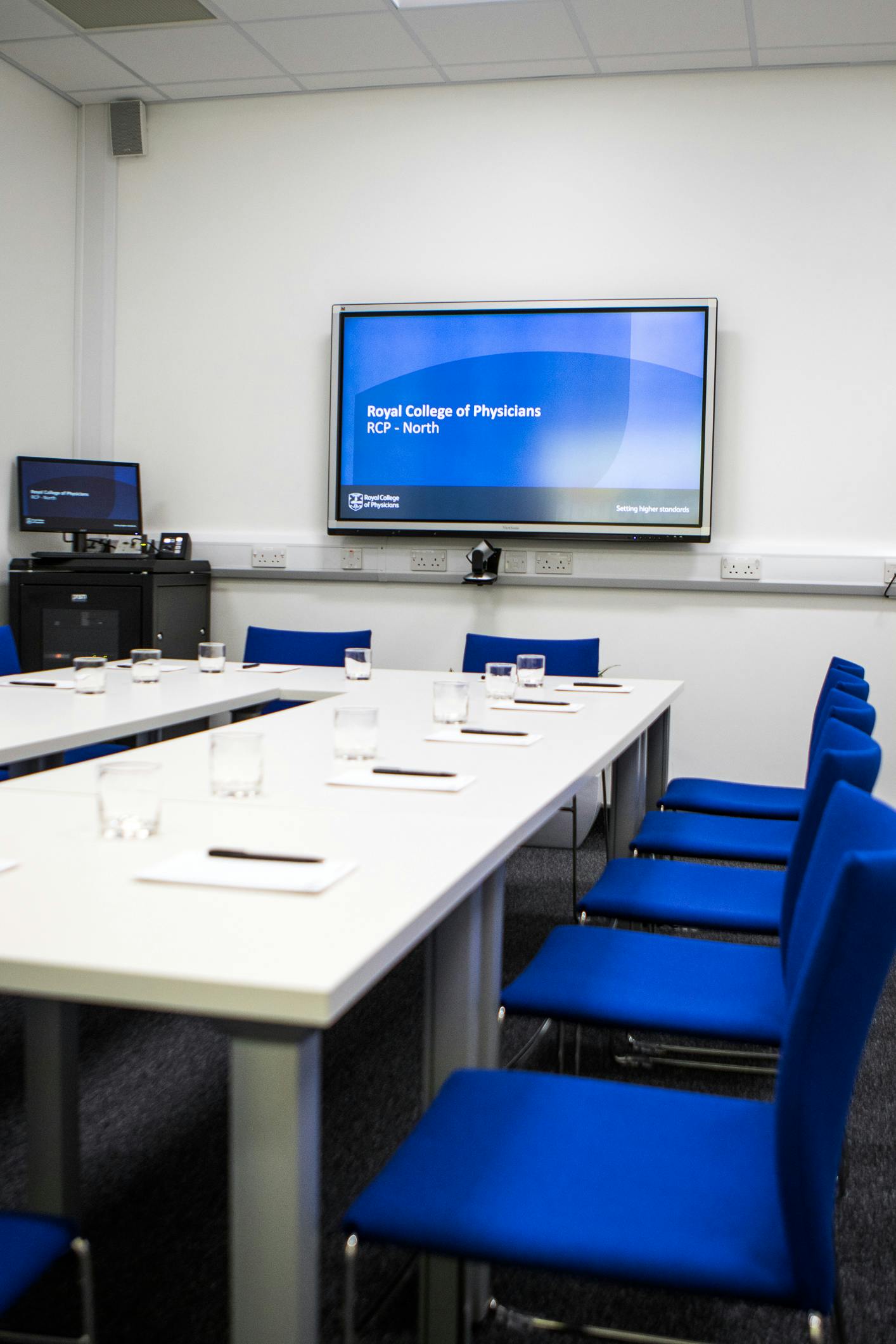 Newcastle Room in RCP North, modern meeting space for professional gatherings and networking.