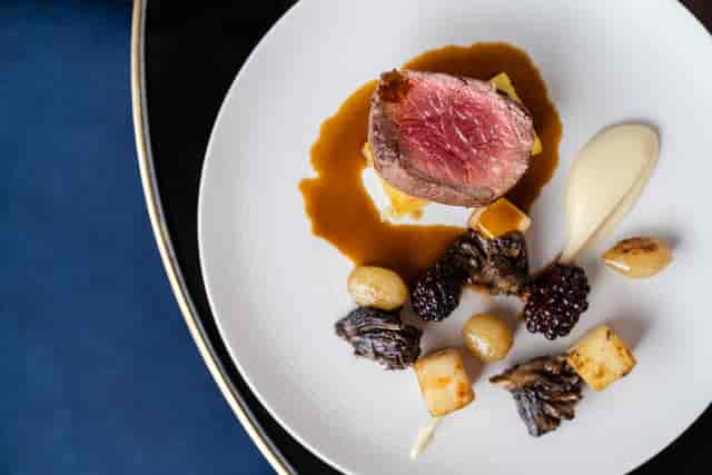 Gourmet beef dish at St Pancras Brasserie, perfect for events and meetings.