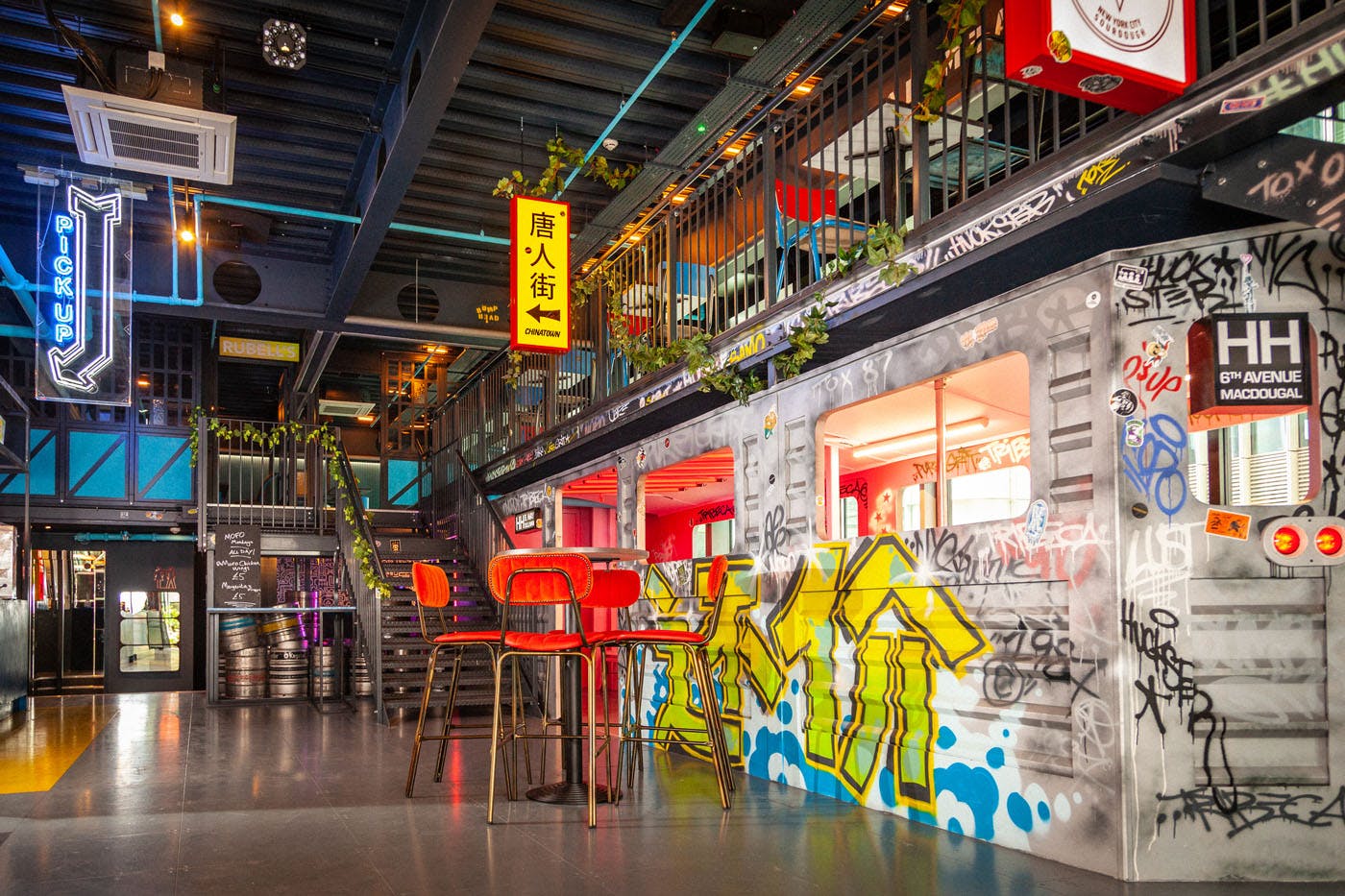 Vibrant Subway East venue in HUCKSTER London for creative meetings and events.