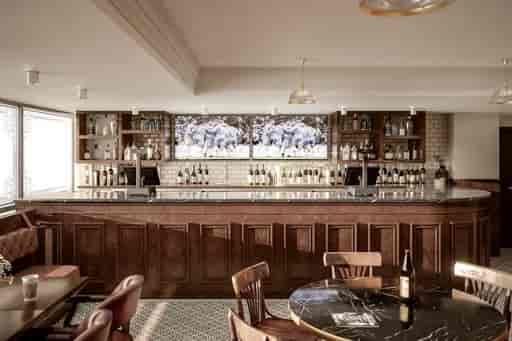 Garisson Suite bar at Birmingham City FC, ideal for networking events and gatherings.