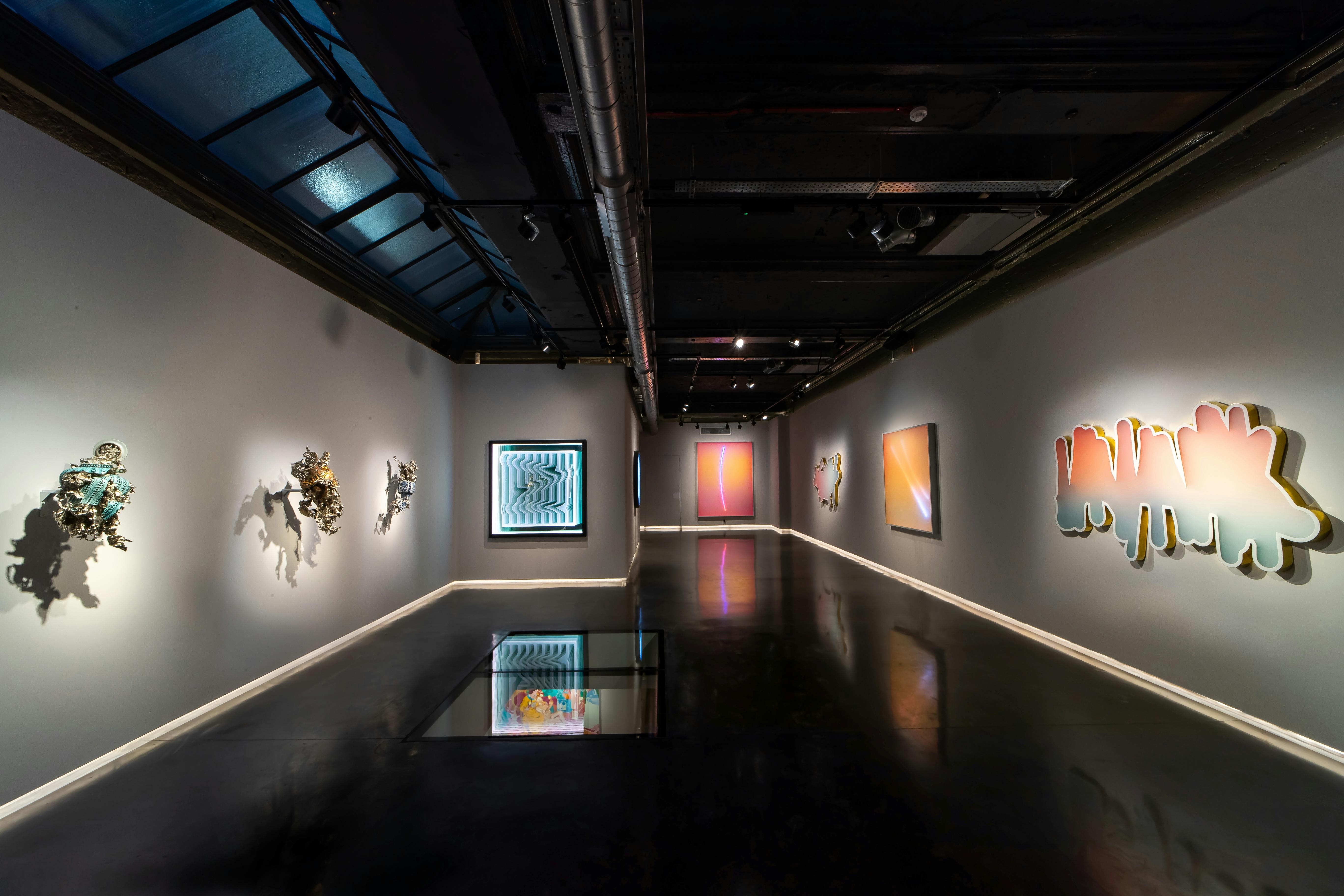 Modern art gallery at 3 Hanover Square, perfect for corporate events and exhibitions.