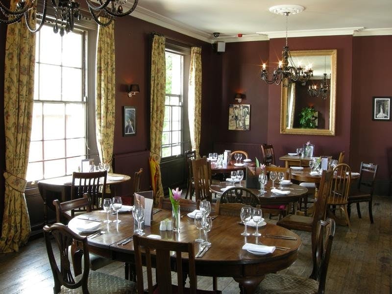 Charming dining space for intimate gatherings and corporate events in Camden.