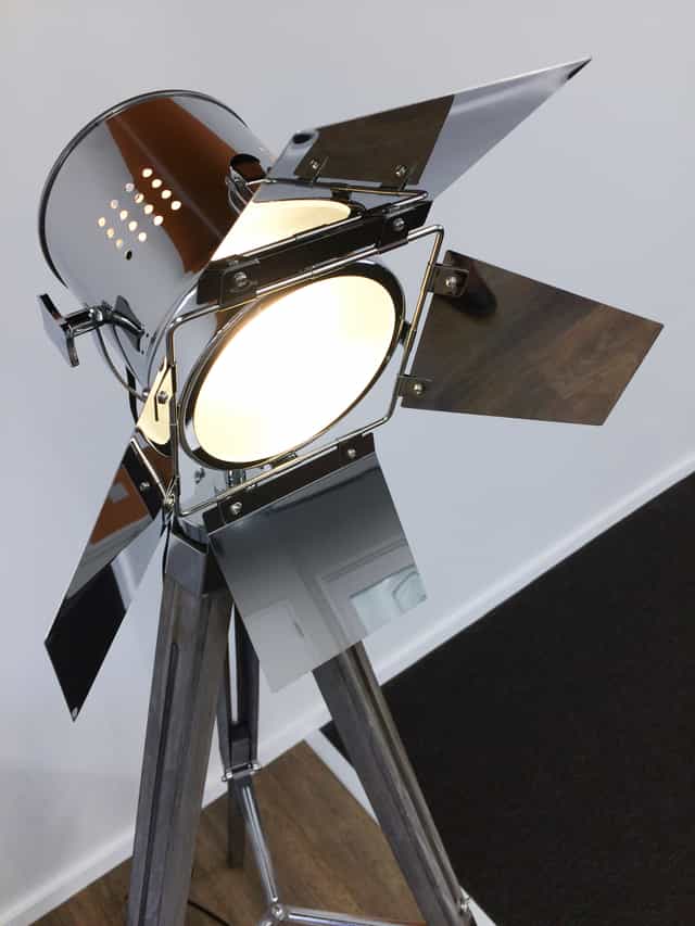 Stylish spotlight in Meeting Room at 3 Bath Place for events and presentations.