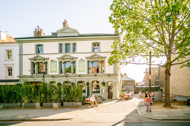 Charming outdoor function room at Eddie's Bar, ideal for casual gatherings and events.