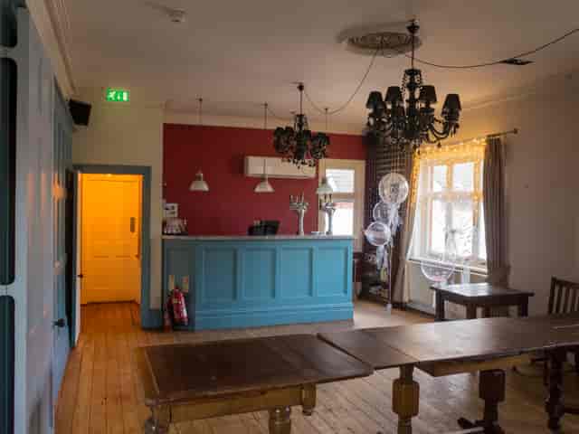 Function Room at Adam & Eve, rustic-modern design, ideal for events and gatherings.