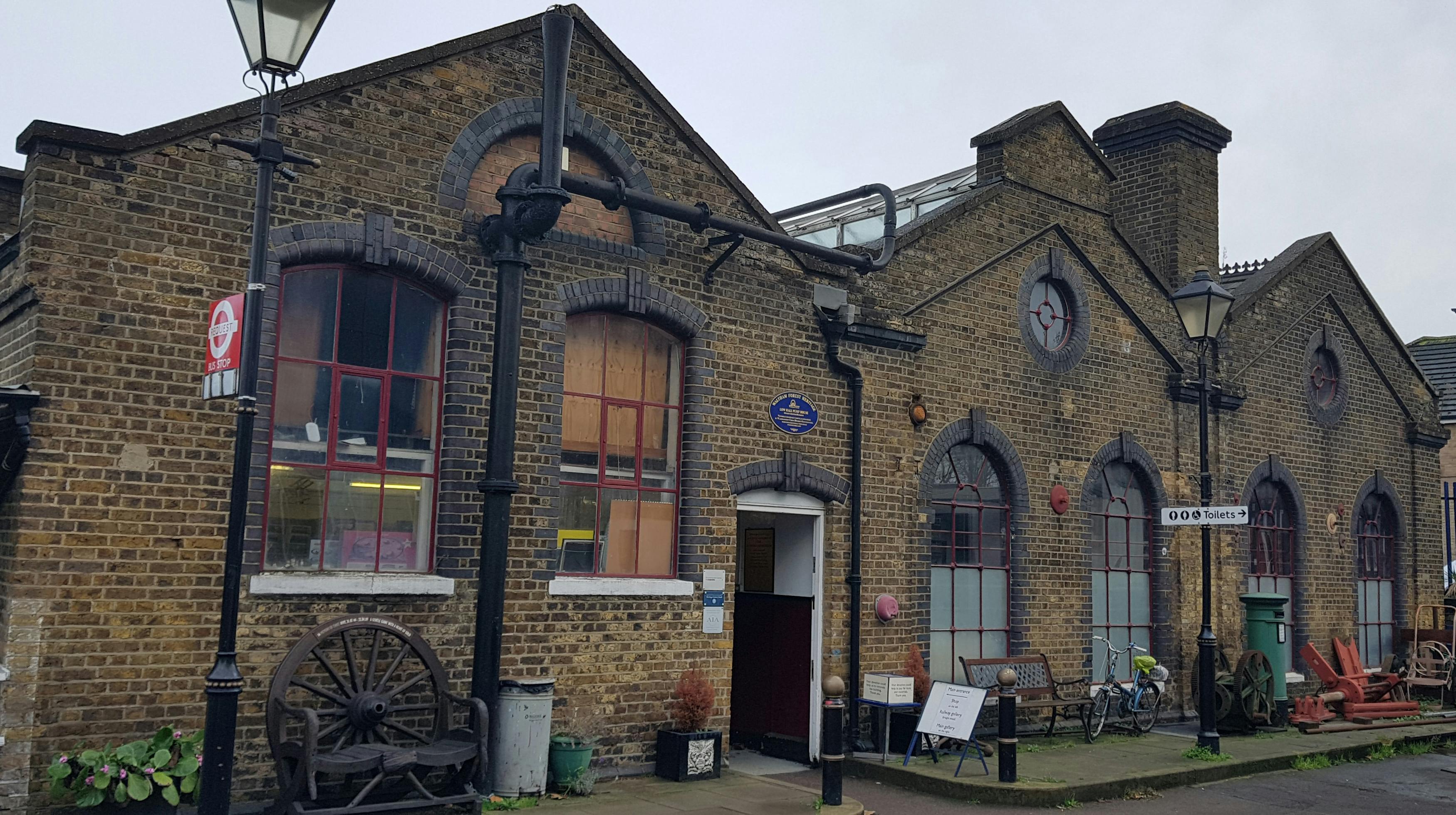 Victorian Pumphouse in Walthamstow, rustic brick venue for unique events and workshops.