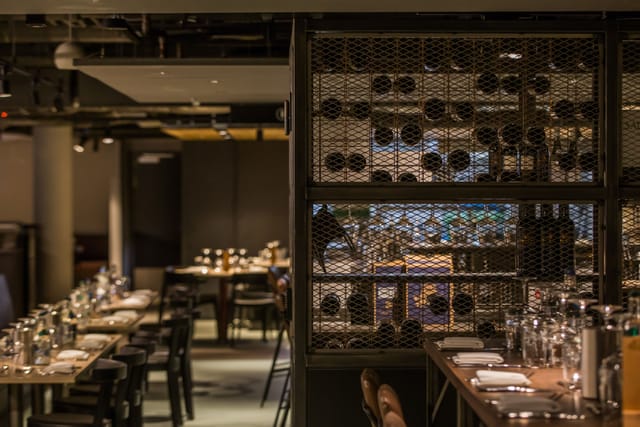 Elegant dining space at Allianz Stadium, ideal for corporate events and private gatherings.