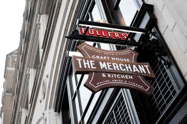 Charming venue "The Merchant" exterior, perfect for meetings and events.