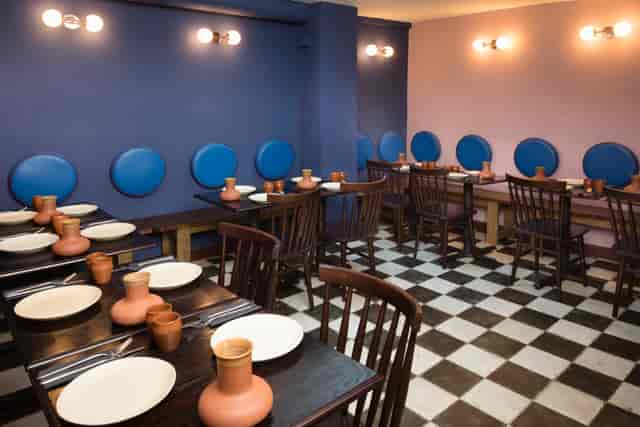 "Modern dining venue in Little Kolkata, perfect for events and intimate gatherings."
