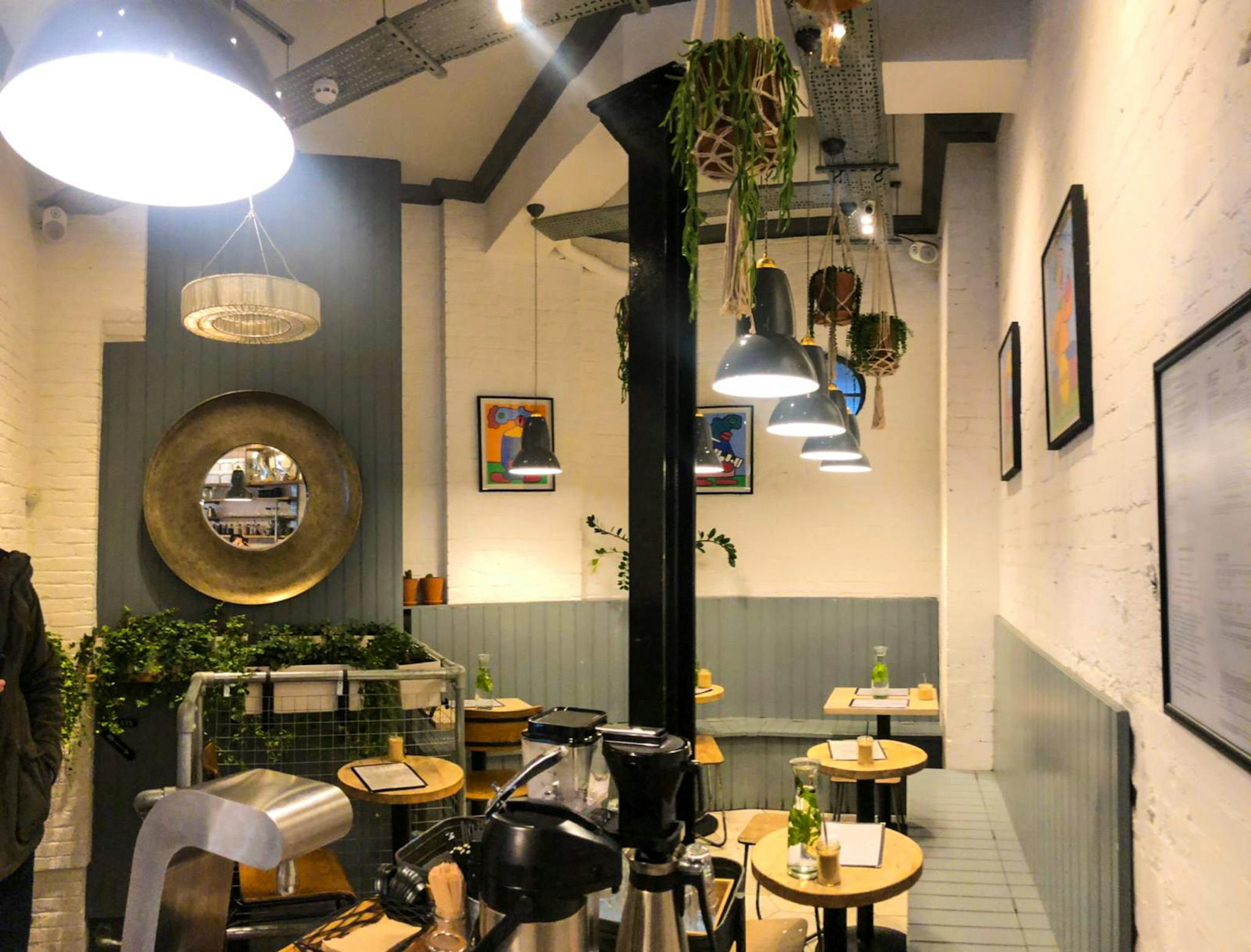 Cozy venue in Clerkenwell for intimate meetings and small events with modern decor.