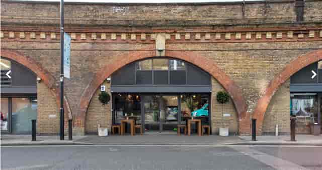 Charming Arch Cafe venue in Herne Hill with arched architecture for events and meetings.