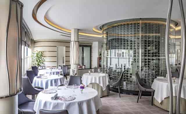 Elegant dining space at Petrus for exclusive events and corporate dinners.
