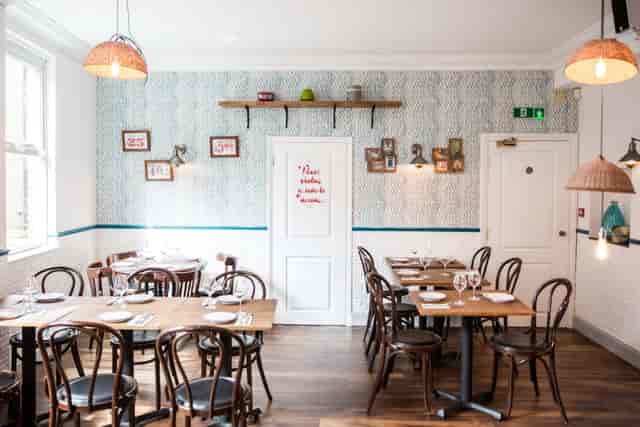 Cozy Agave Dining Room at Santo Remedio, perfect for intimate gatherings and meetings.
