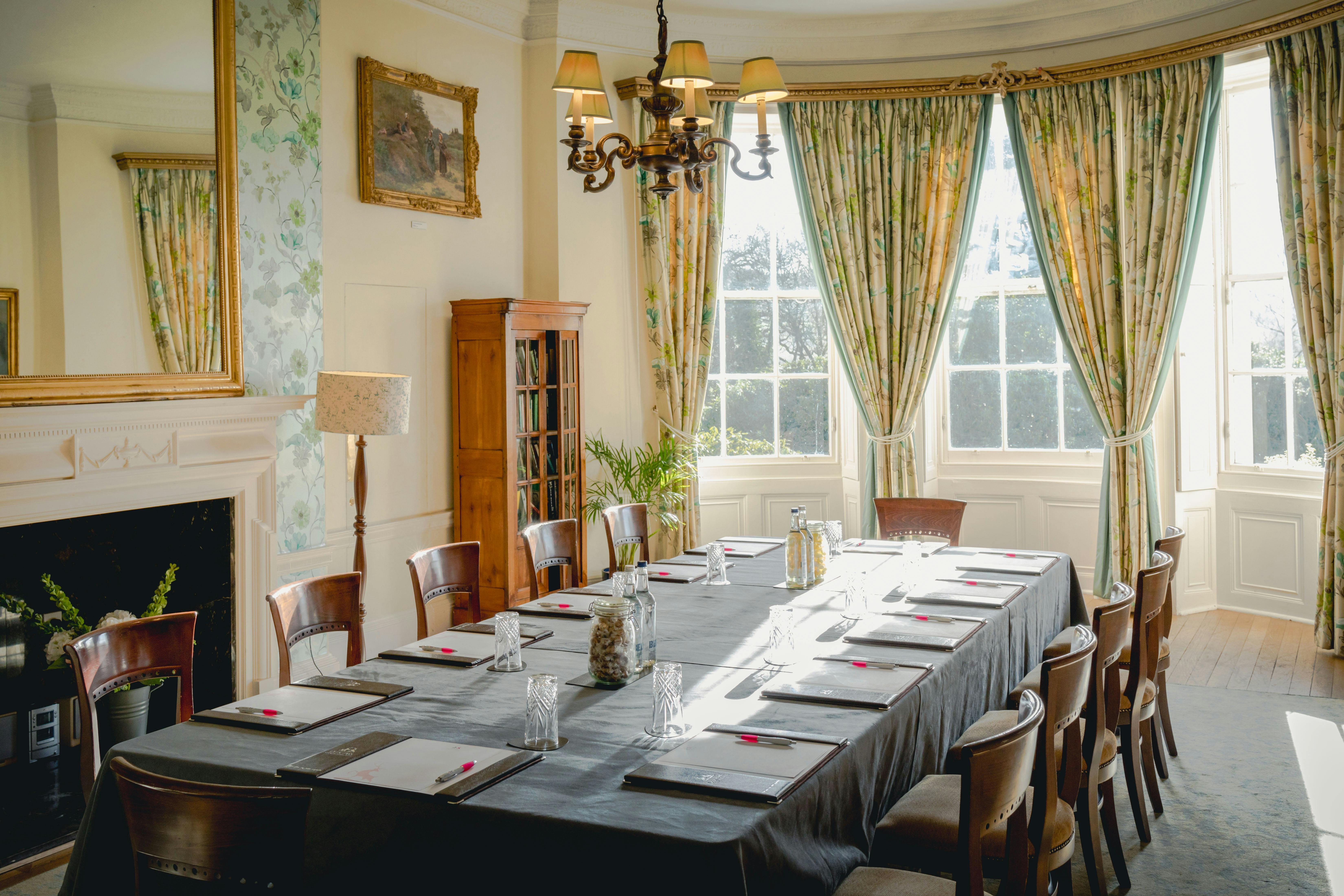 Drawing Room at Deer Park Country House, elegant meeting space for professional gatherings.