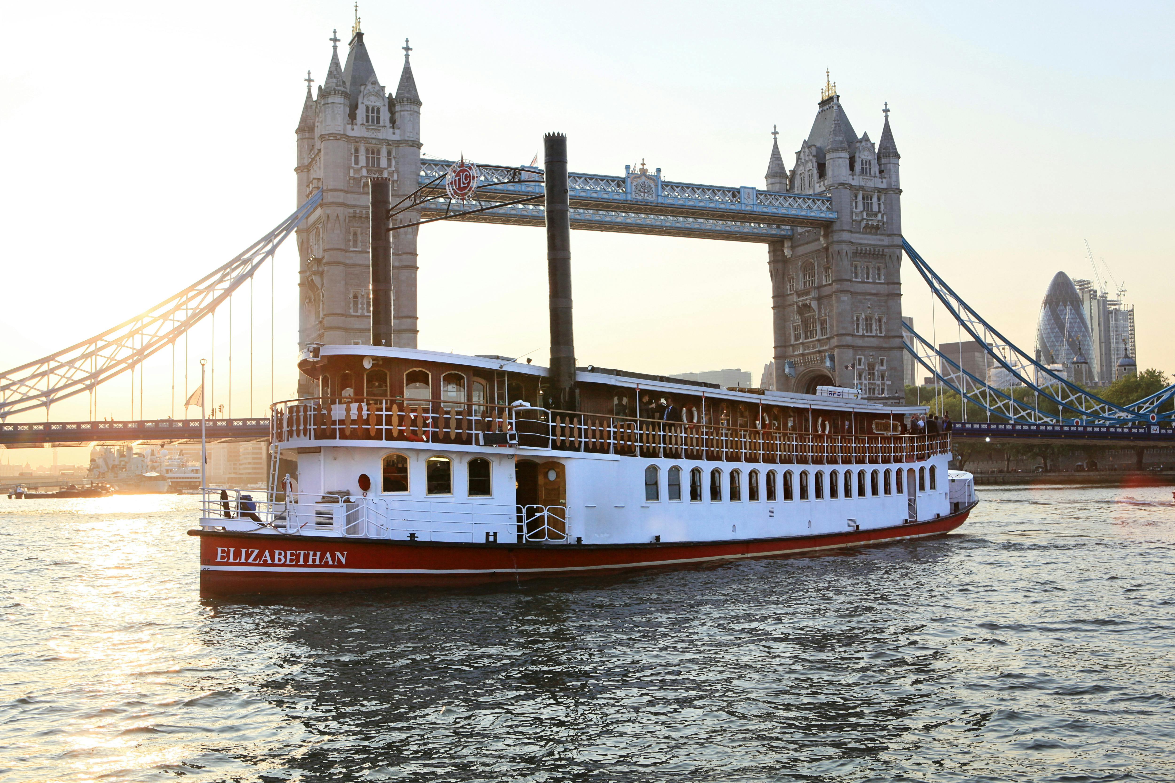 Charming waterfront venue with Tower Bridge, perfect for corporate events and private celebrations.