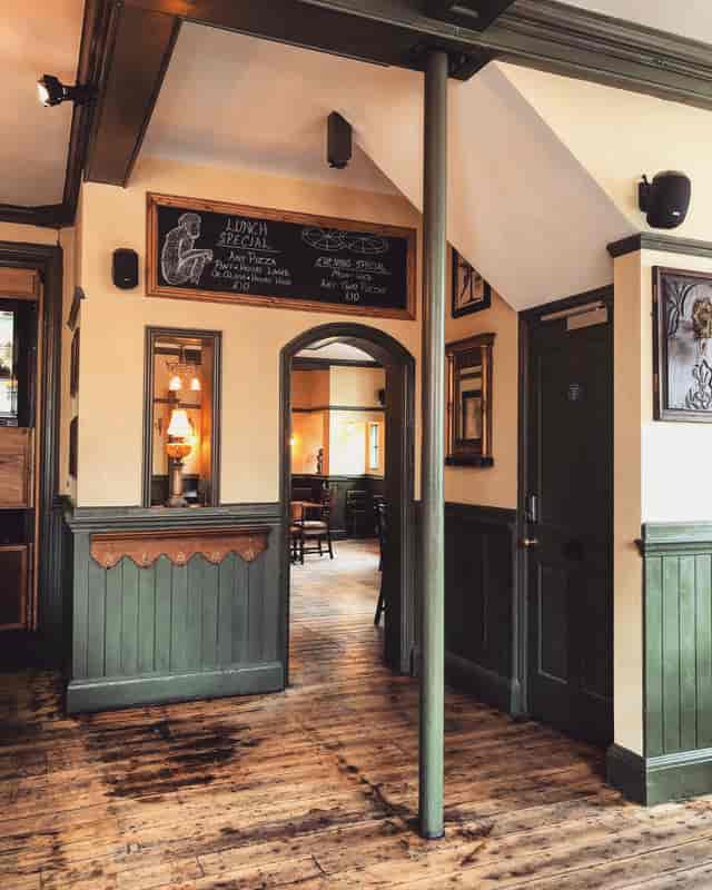 Cozy bar room at The George and Monkey, perfect for intimate gatherings and events.