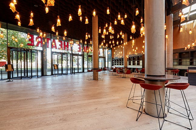 The Main Foyer at The Bridge Theatre