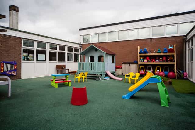 Vibrant outdoor play area for kids at Spark Burntwood CIC, ideal for family events.