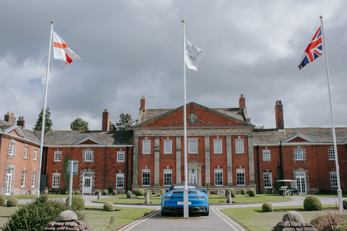 St Andrews Suite at Mottram Hall, elegant venue for corporate events with stunning architecture.