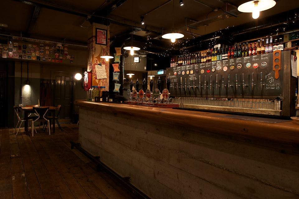 Stylish bar venue at Temple Brewhouse, perfect for networking and social events.