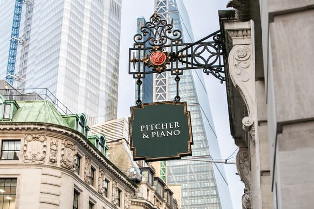 Pitcher & Piano Cornhill