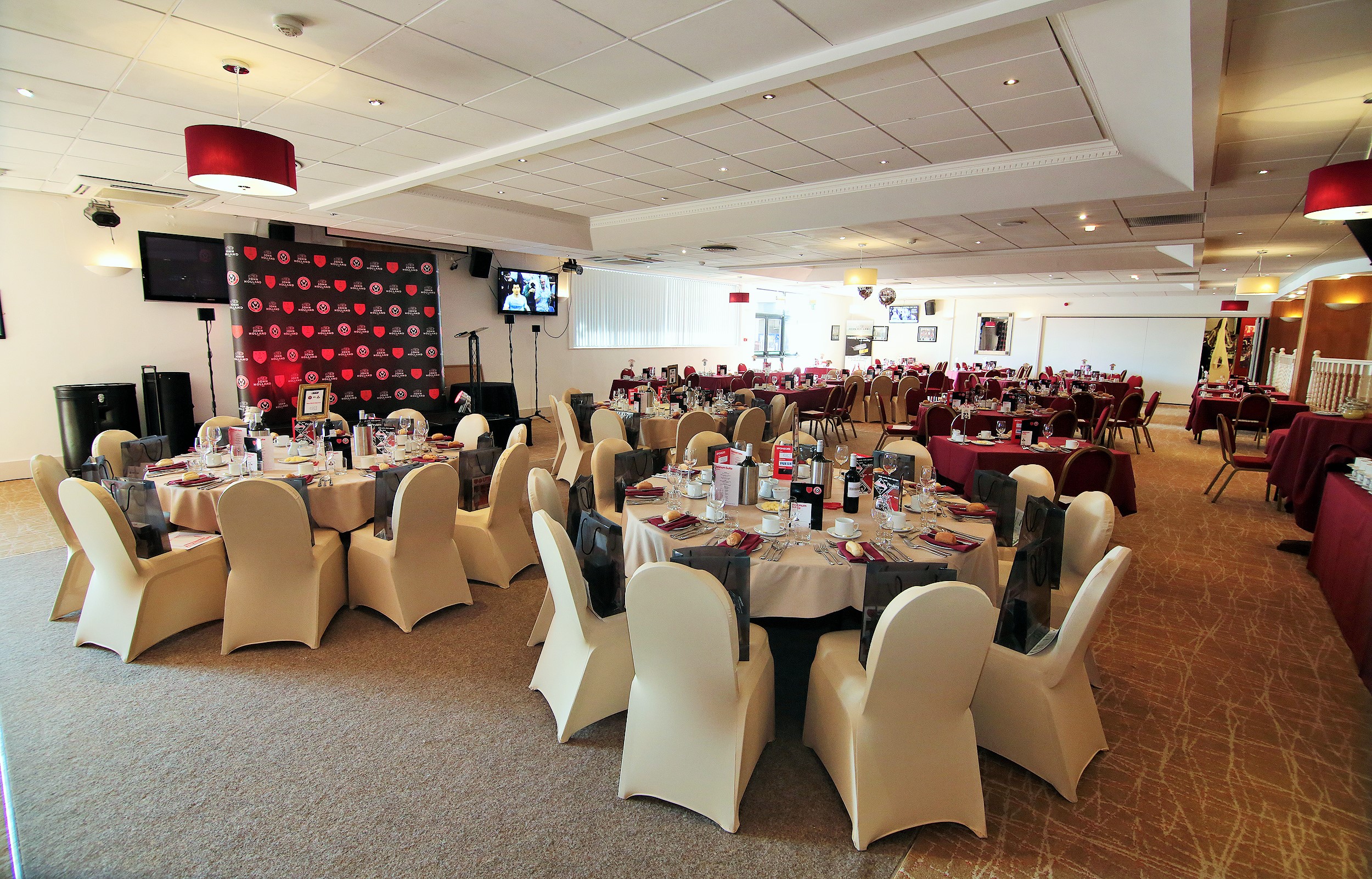 Platinum Suite at Sheffield United FC, elegant event space for corporate gatherings. - Banner