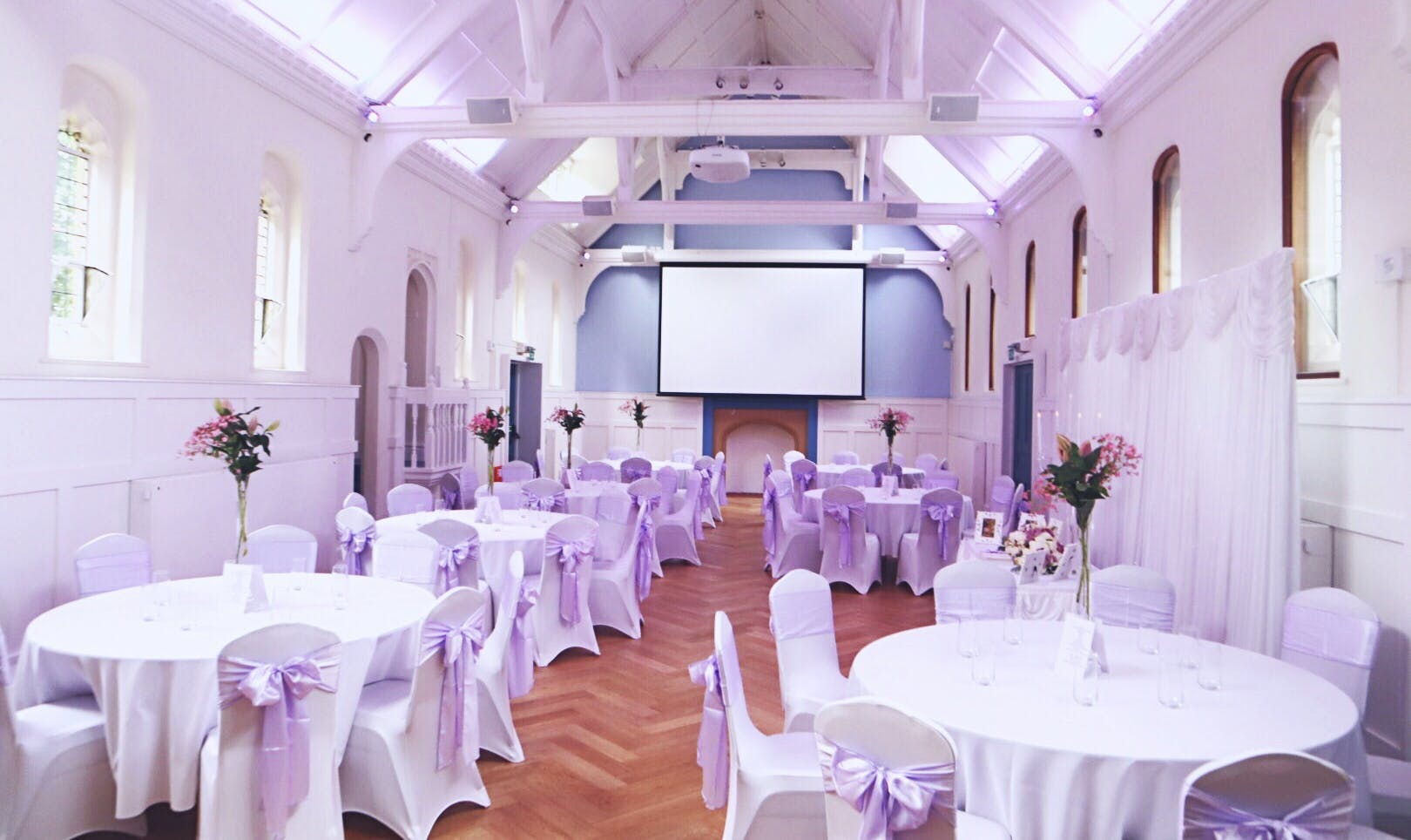 Byculla Suite in Ashburton Hall, Croydon: elegant wedding and corporate event space.