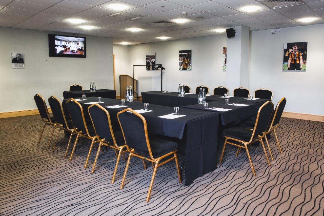 The Needler Suite in MKM Stadium, a professional meeting room for workshops and events.