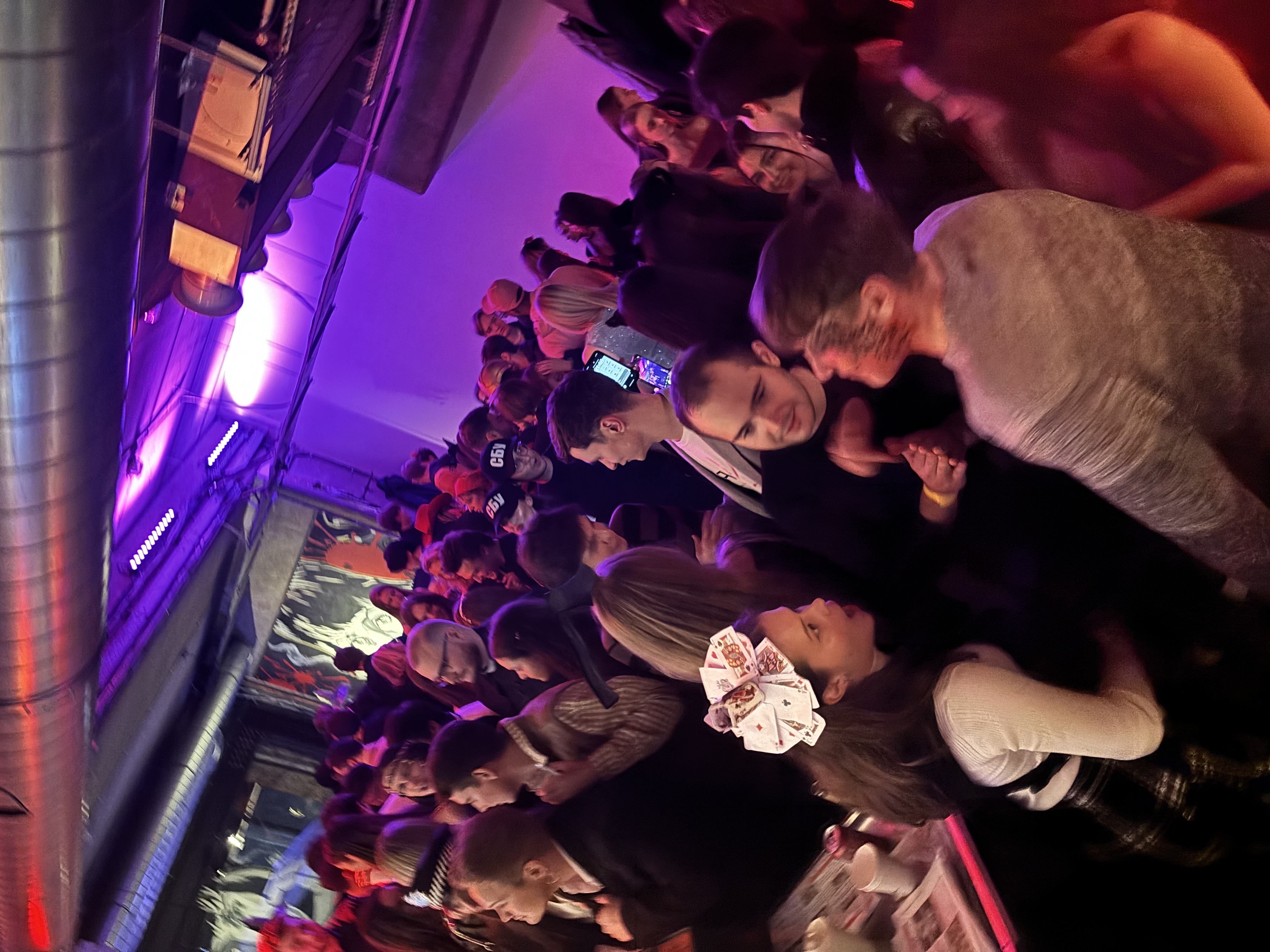 Vibrant event at The Platform, Southbank: lively atmosphere and colorful lighting.