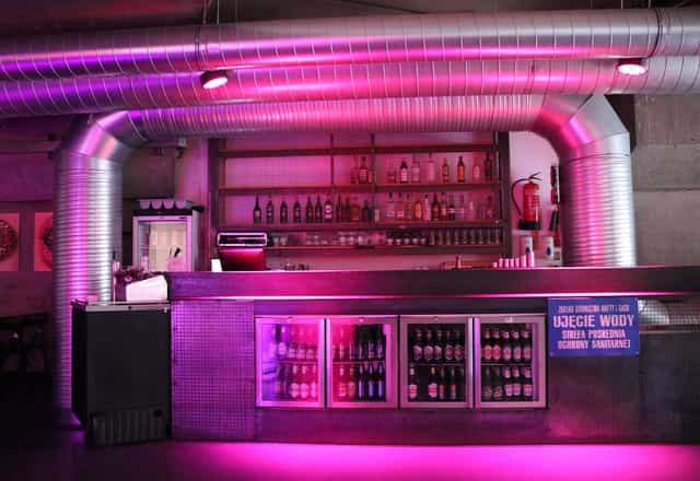 Modern bar at The Platform, Mamuśka! Restaurant for events and gatherings in Southbank.