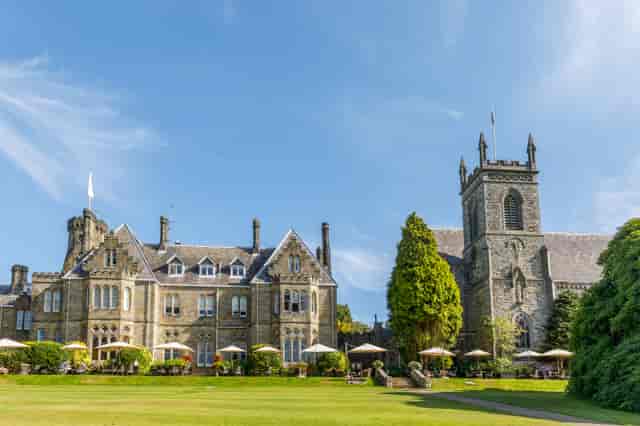 Harry Clarke at Ashdown Park Hotel: Historic estate venue for corporate retreats and weddings.