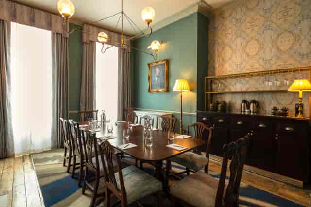 Seymour Room at Home Grown Club, elegant meeting space for corporate events and gatherings.