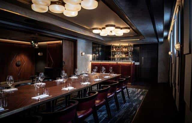 Elegant private dining room in Lucky Cat, perfect for exclusive events and networking.