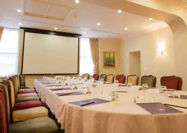 Philip Tilden in a professional meeting room at Luton Hoo Hotel, ideal for conferences.