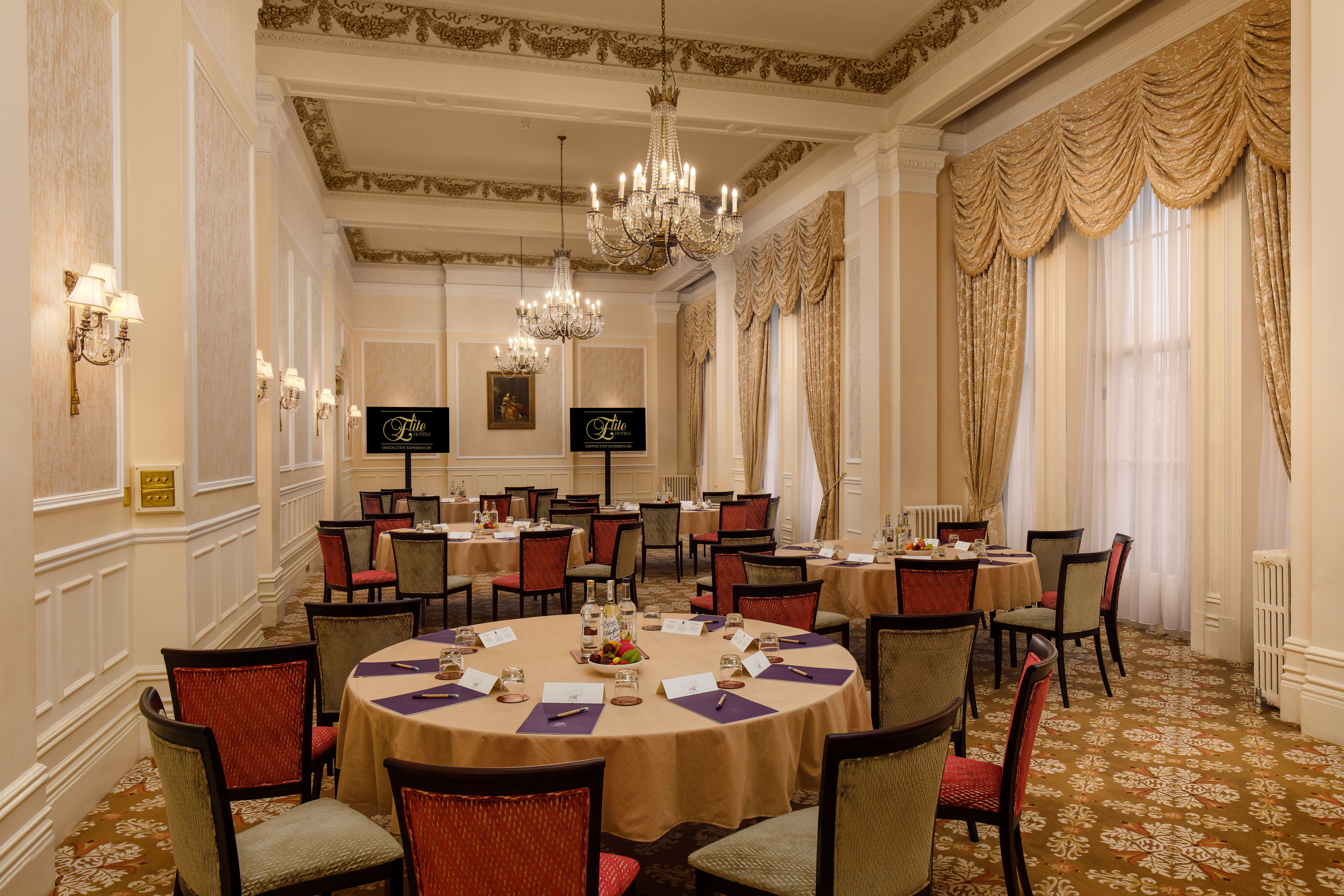 Elegant event space in The Grand Hotel, Eastbourne, ideal for corporate meetings and gatherings. - Banner