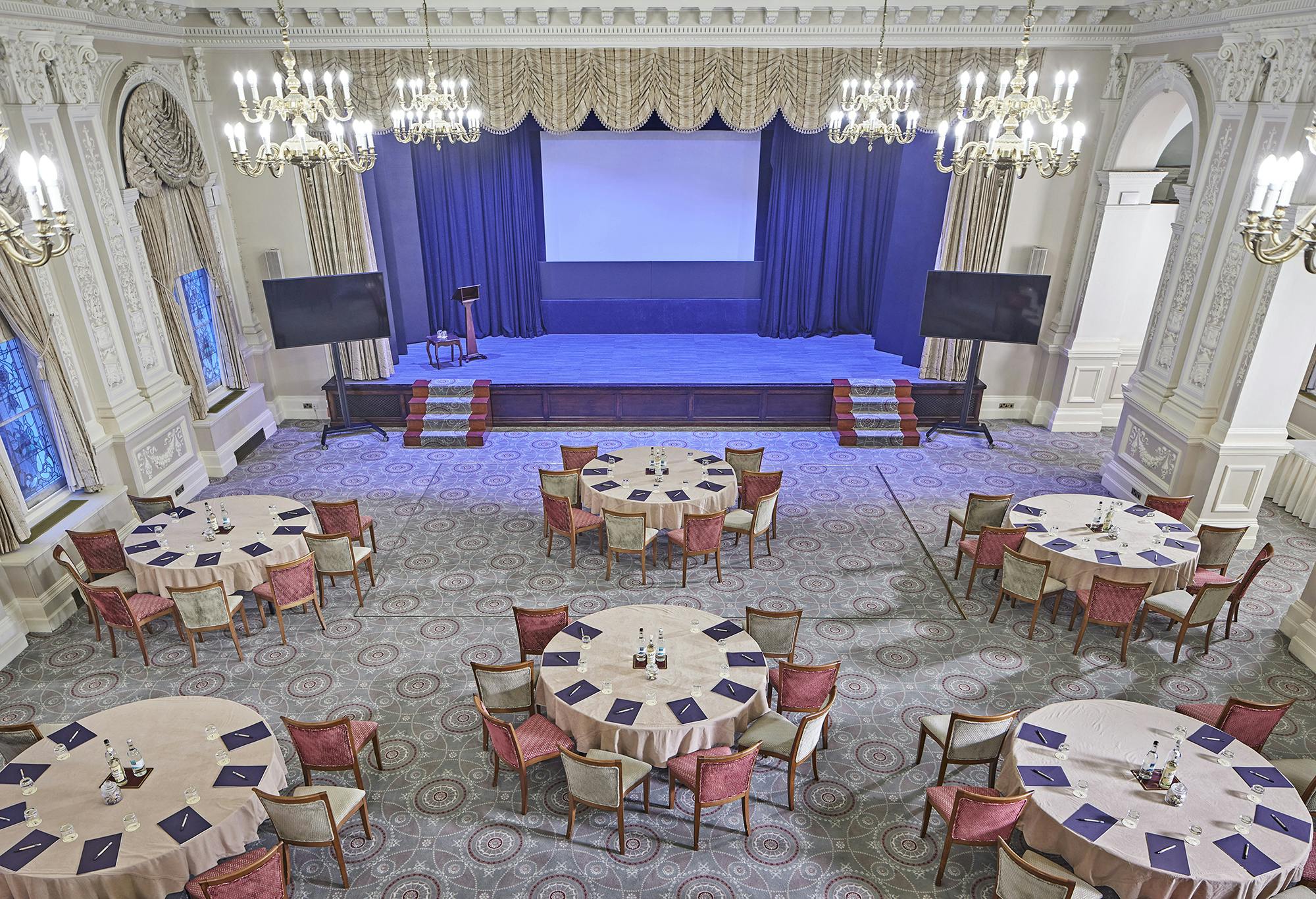 Elegant Compton Room at The Grand Hotel, Eastbourne for conferences and events.