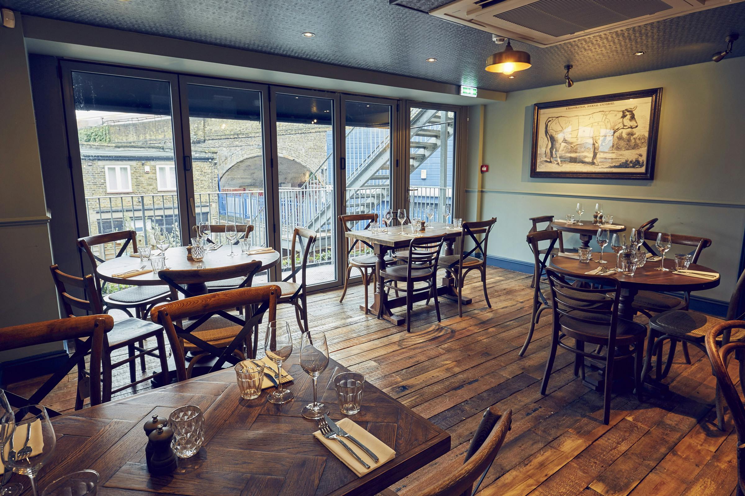 Charming dining space at East Putney Tavern, perfect for intimate gatherings and events.