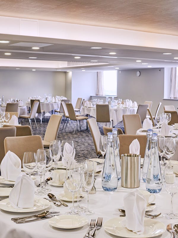 Level 15 Meeting Room at Park Regis Birmingham, elegant banquet setup for corporate events.