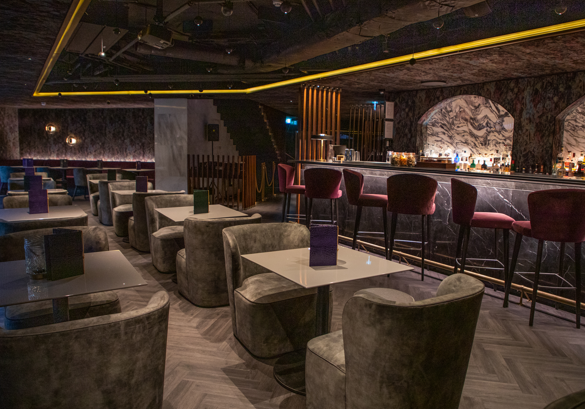 Stylish modern venue in 12 Hay Hill for upscale events and intimate gatherings. - Banner