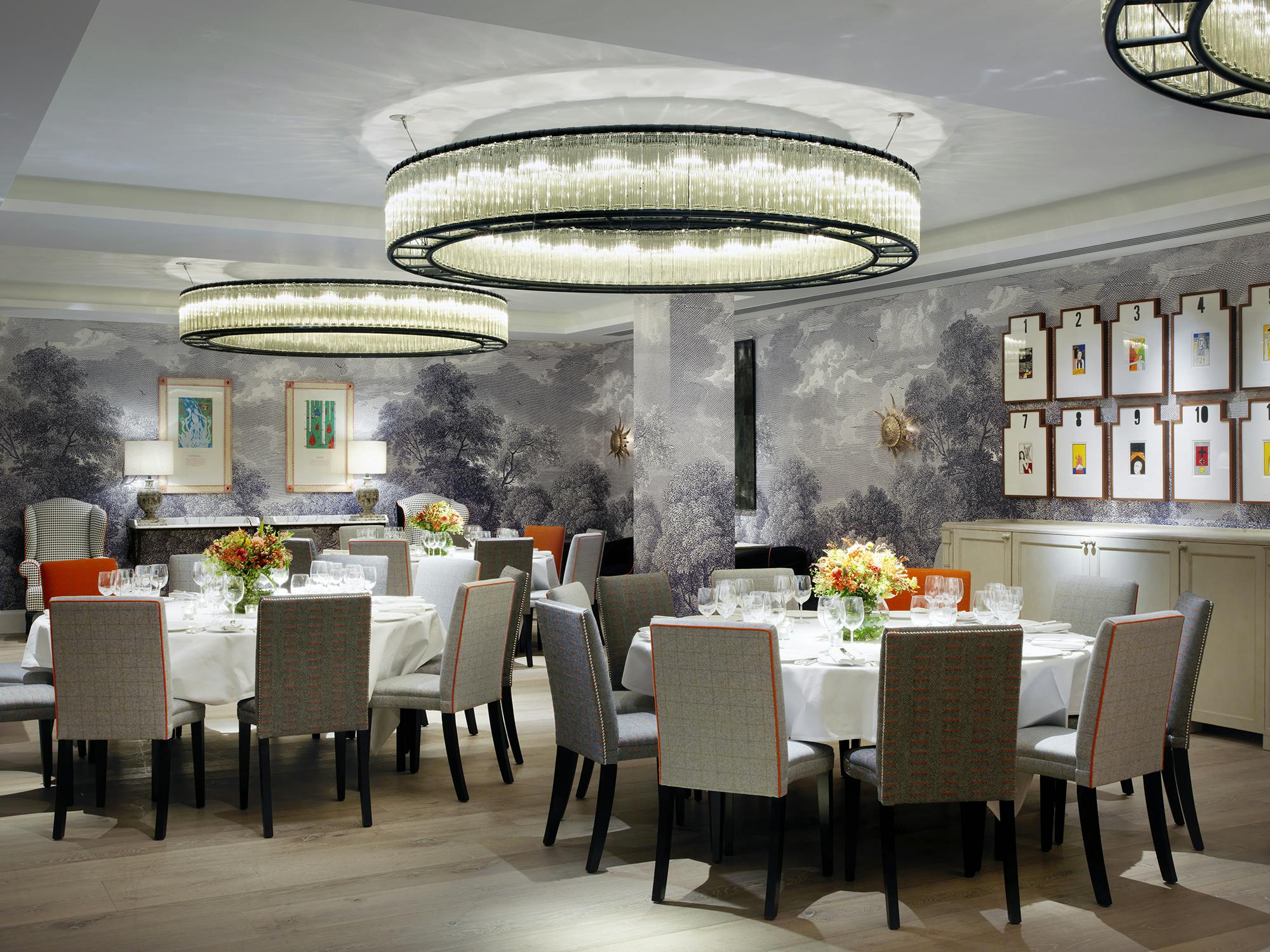 Elegant Windmill Room at Ham Yard Hotel, perfect for upscale events and corporate dinners.