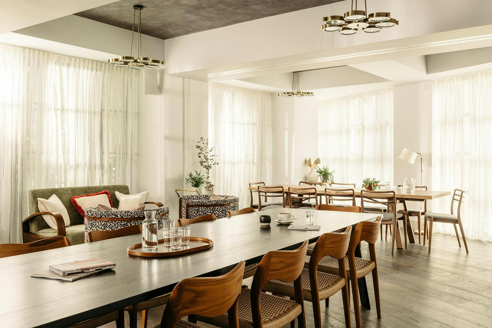 Modern meeting space at The Hoxton Southwark, perfect for events and networking.