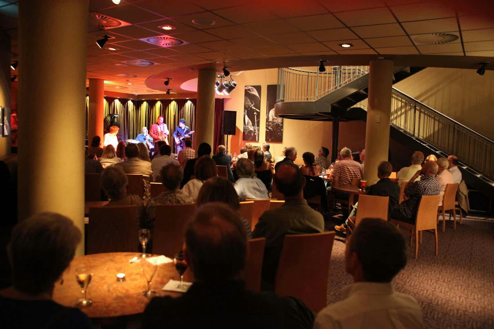 Live jazz performance at Future Inn Bristol, ideal for networking and entertainment events.