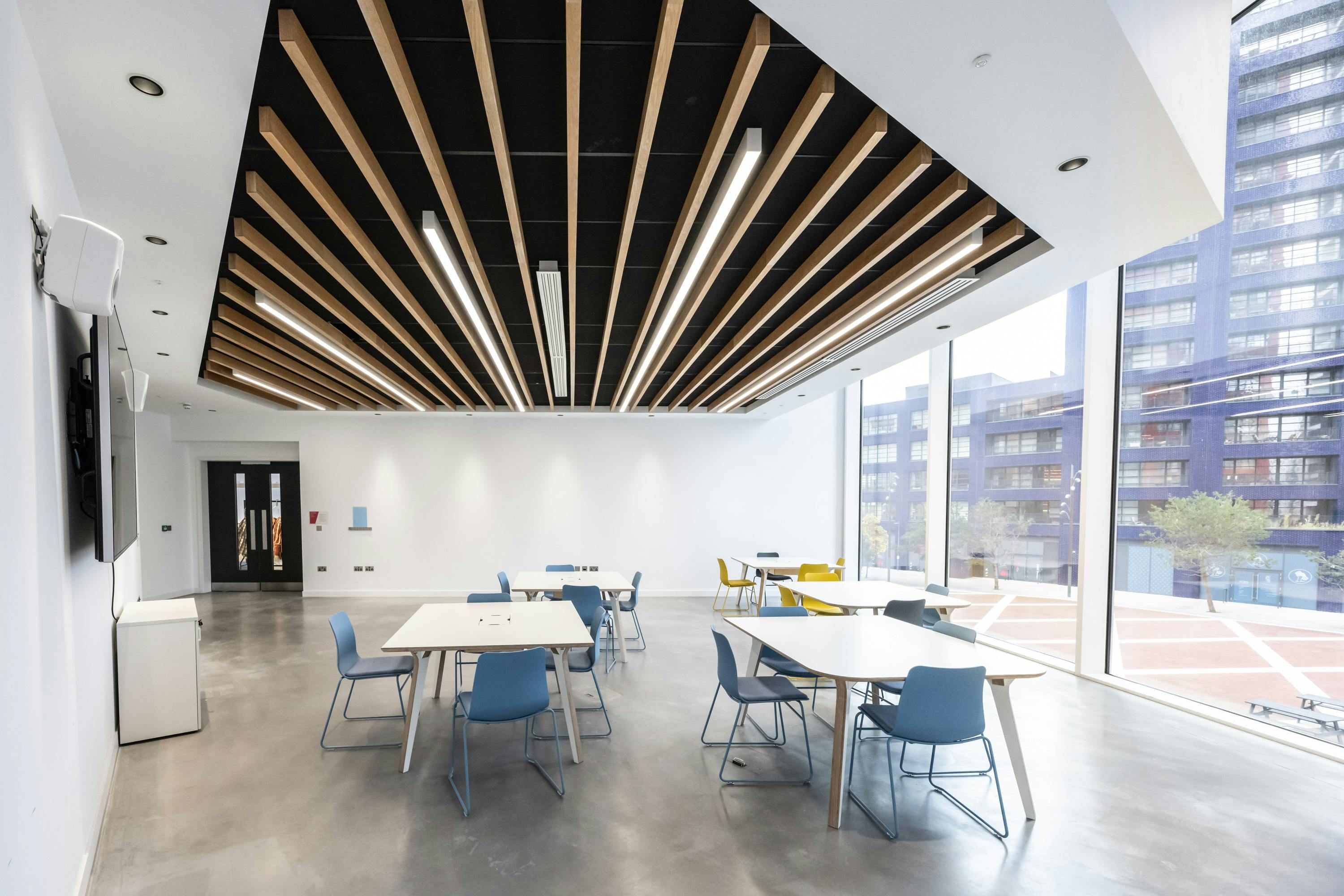 Bickle Room at English National Ballet: modern meeting space with natural light for workshops.