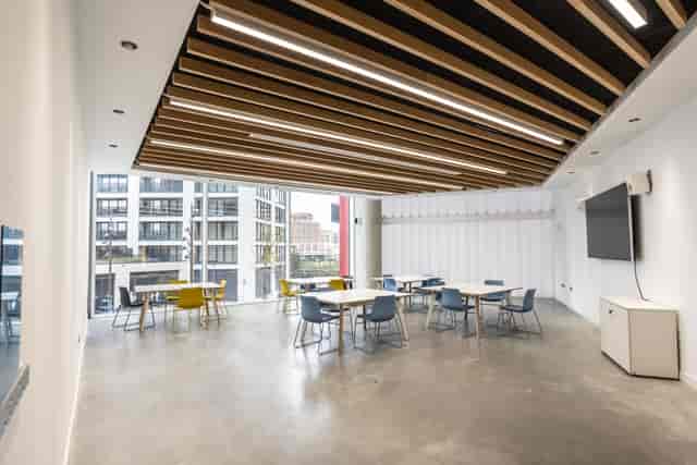 Bickle Room at English National Ballet: modern meeting space with natural light, ideal for events.
