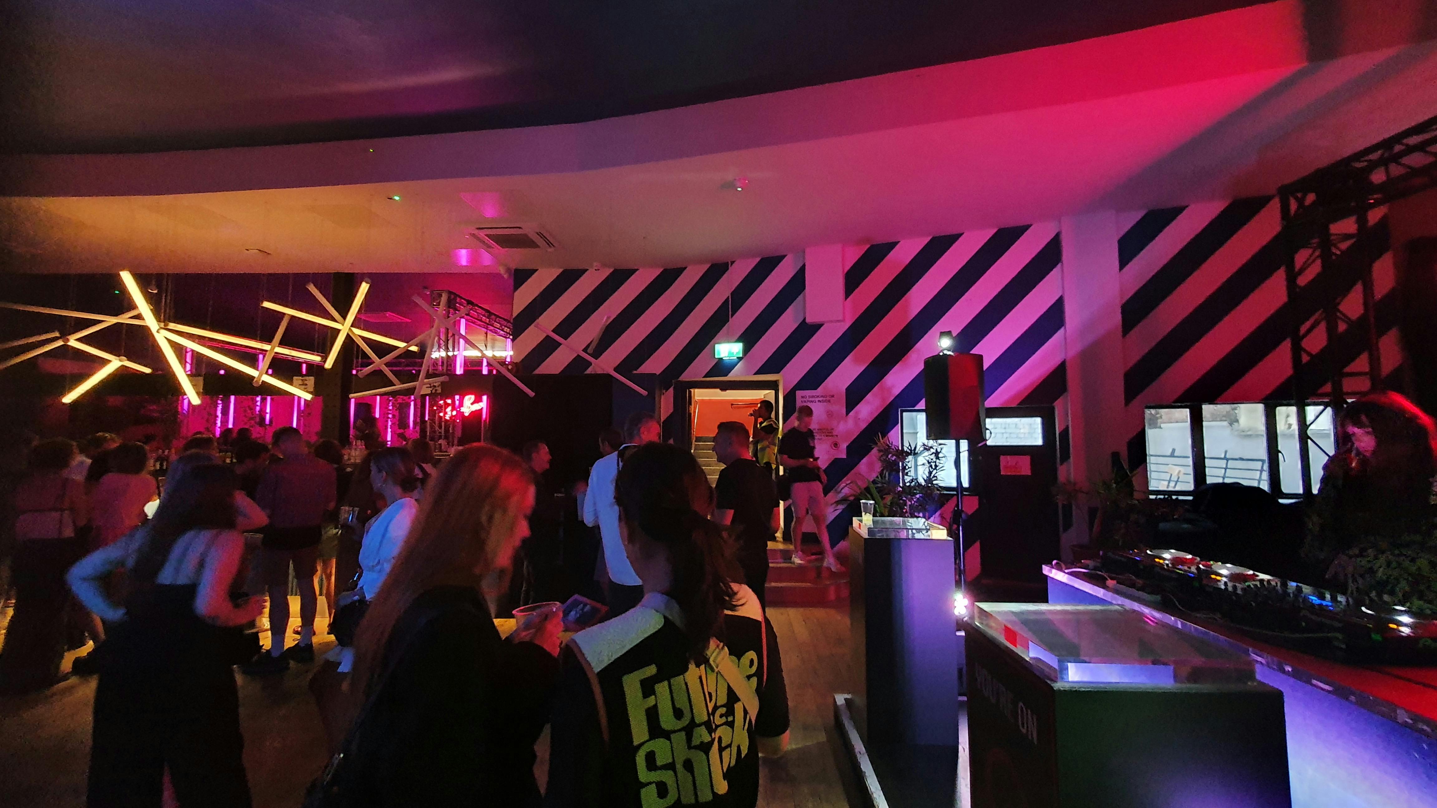 Vibrant event space at Bar + Kitchen, perfect for networking and social gatherings.