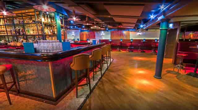 Be At One Birmingham bar interior, perfect for evening receptions and networking events.