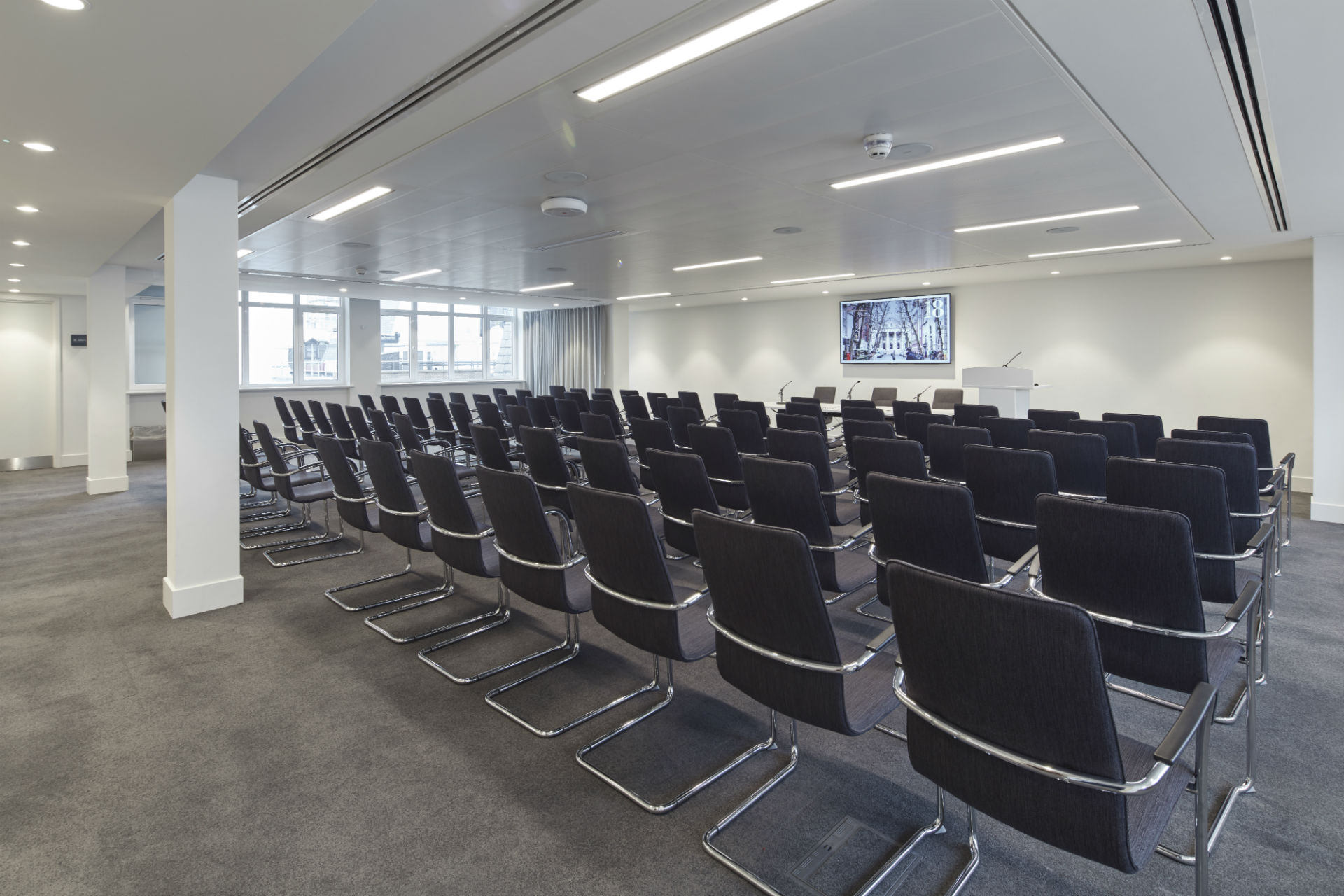 Modern conference room at Westminster, ideal for corporate events and presentations. - Banner